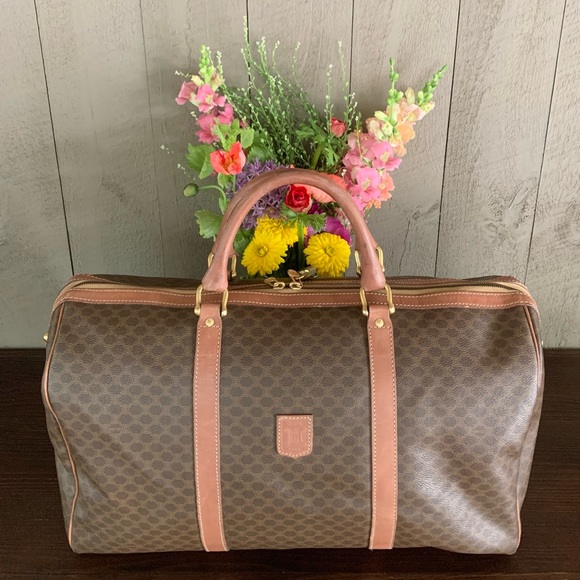 Celine, Bags, Celine Macadam Blason Travel Boston Weekender Bag